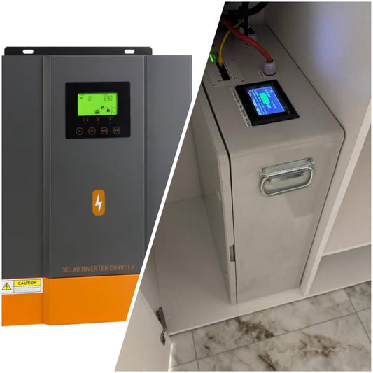 Енергосистема 6,8 кВт: LiFePO4 24V-280Ah +Інвертор MUST PH1800 PRO 24В 3200Вт, 450V / 80А MPPT