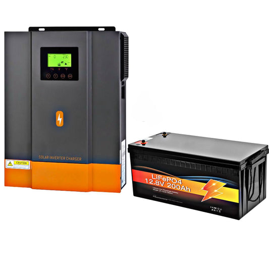 Енергосистема 3кВт PowMr 12V + акумулятор LiFePO4 12V/200Ah